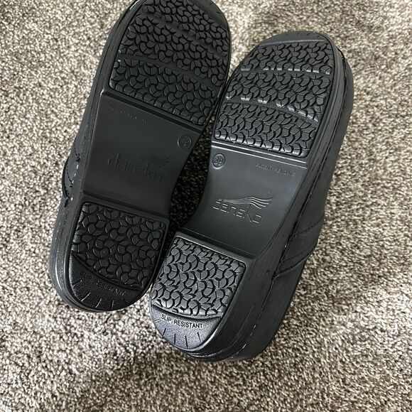 Dansko XP Clogs Black Leather Pro Work Shoe - Picture 9 of 12